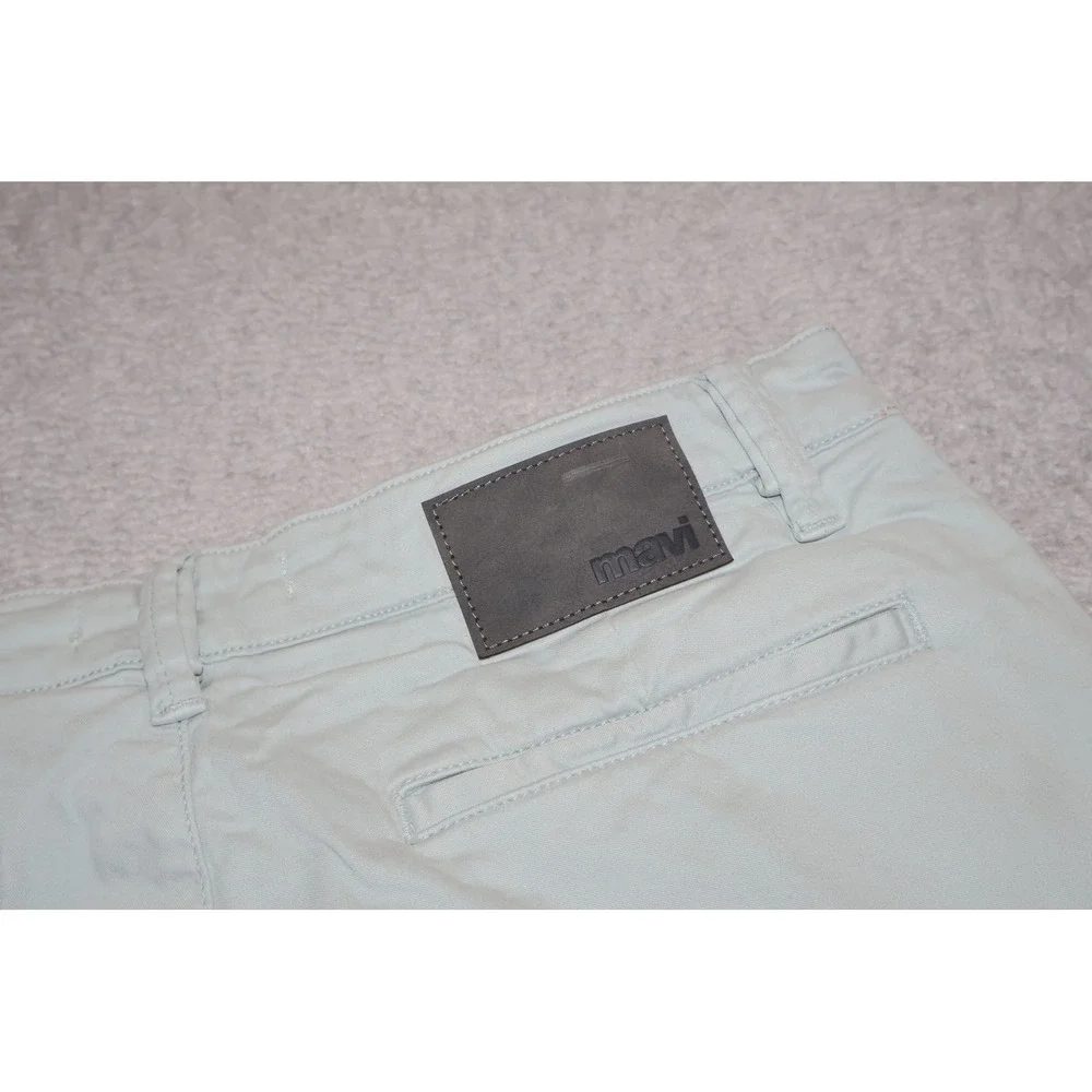 Mavi Jeans Mike Shorts Mens 34 Light Blue Chino Cotton Blend M04332 **